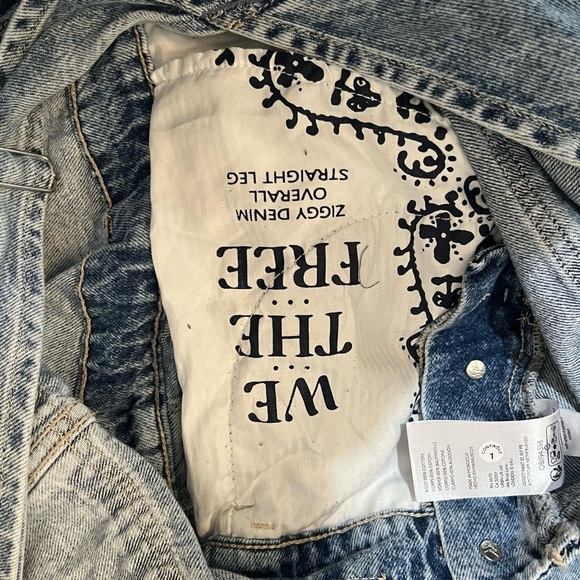 We The Free Ziggy Denim Overall in Powder Blue size XL - Picture 9 of 11